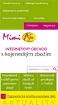 Mobile Screenshot of mimi-aja.cz